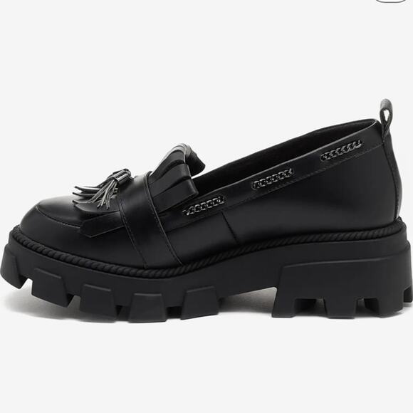 Kelsi Dagger Lug Sole Burke Loafer 8.5 $175 - Picture 2 of 10